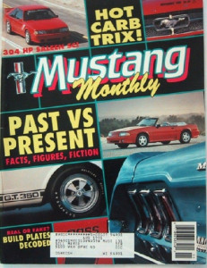 MUSTANG MONTHLY 1990 NOV - NEW SALEEN SC, SVO